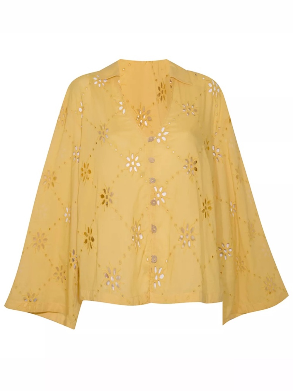 Matthew Williamson x Free People Mesquida Broderie Anglais Boho Top - Picture 13 of 15